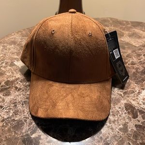 Suede ball cap